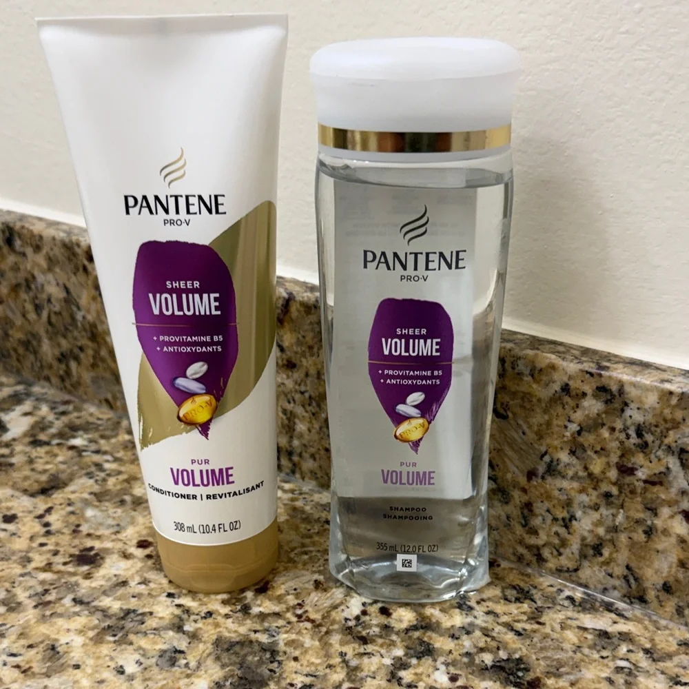 Pantene Pro-V Sheer Volume Shampoo - Purple/White
